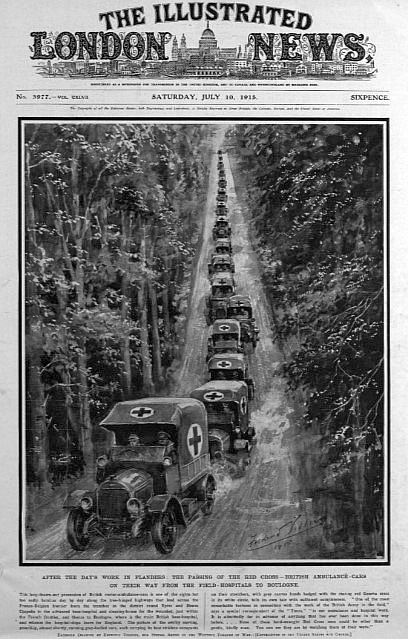1915 ambulances